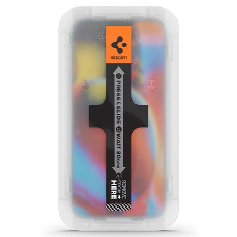 מגן מסך Spigen לאייפון 13 מסדרה GLAS.TR EZ Fit